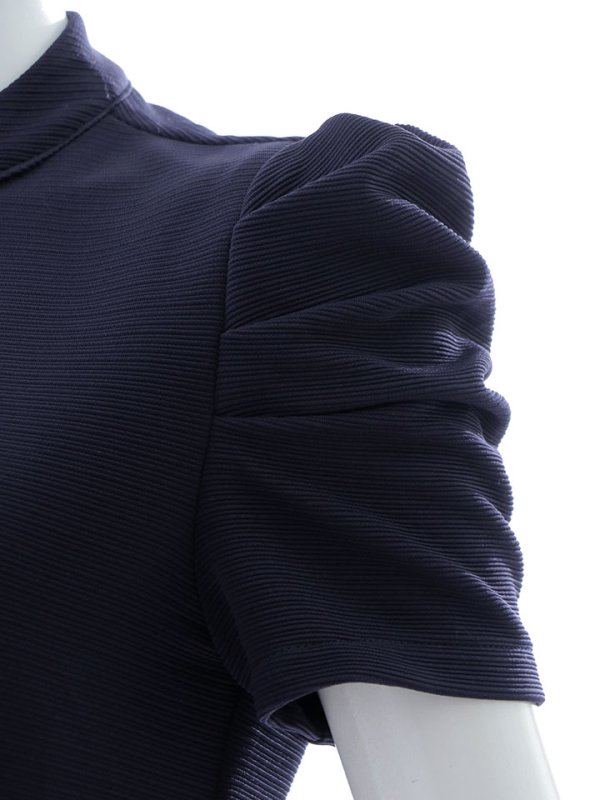 画像18: バストカットミニドレス/ホルターネック/ワンカラー/谷間見せ/背中隠し/ショートスリーブ/サイドシアー /キャバドレス 【XS-Mサイズ/1カラー】[OF03B] 【IM】 (18)