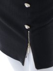 画像15: ワッフルセットアップドレス/ジップアップ/谷間見せ/背中隠し/タイト/ミニドレス/キャバドレス【XS-Mサイズ/1カラー】[OF01] 【IM】 (15)