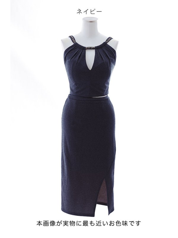 画像26: 送料無料！ラメセットアップドレス/オープンカット/キャミソール/谷間見せ/背中見せ/キャバドレス【XS-Mサイズ/3カラー】[OF03B] 【IM】dzw【一部予約商品/11月中旬発送予定】 (26)