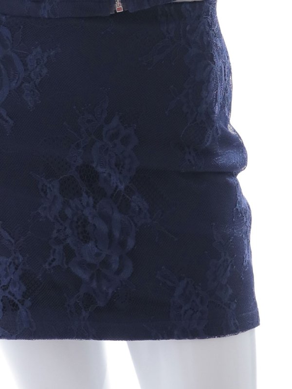 画像15: セットアップミニドレス/2ピース/刺繍レース/フロントジップ/チュール袖/キャバドレス/谷間見せ/ミニドレス/キャバドレス【XS-Lサイズ/1カラー】[OF01] 【IM】 (15)