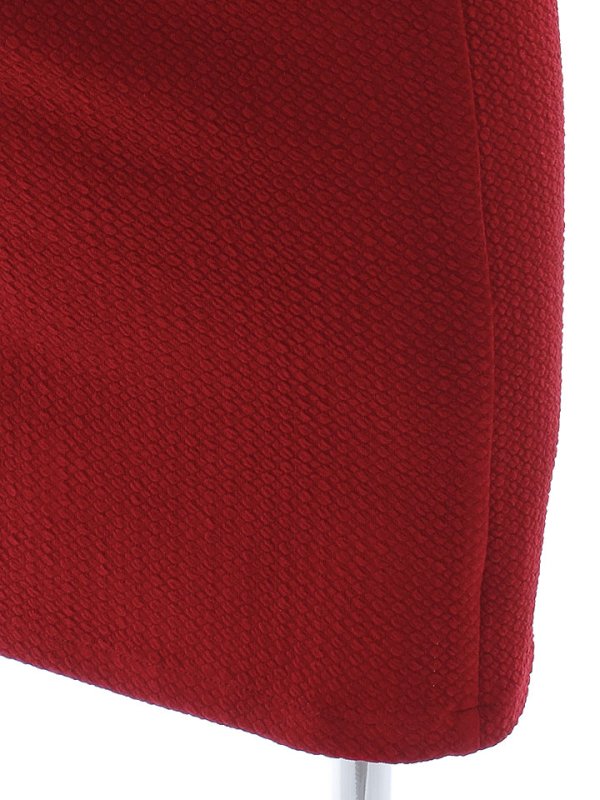 画像14: ボリューム袖/ポコポコ生地/半袖/胸元透け/シアー/ベルト/谷間見せ/背中隠し/ミディアムドレス/キャバドレス【S-Lサイズ/1カラー】[OF03B] 【IM】 (14)