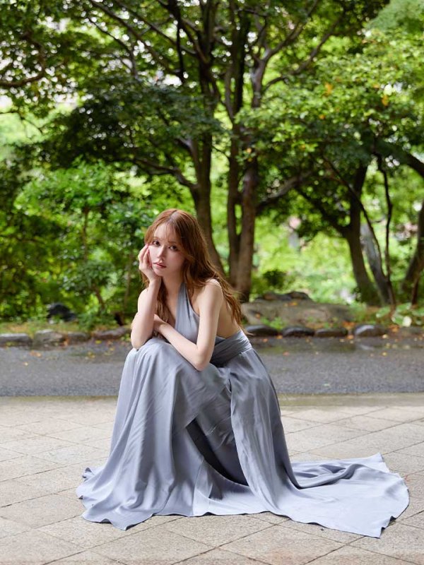 モデル：ゆめ　身長：160cm　着用サイズ：Sサイズ