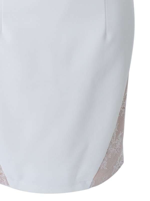 画像8: キャミソールドレス/ 五分袖/ レース/ タイト/ ミニドレス / キャバドレス【Sサイズ/2カラー】[HC02] 【AOC】 (8)