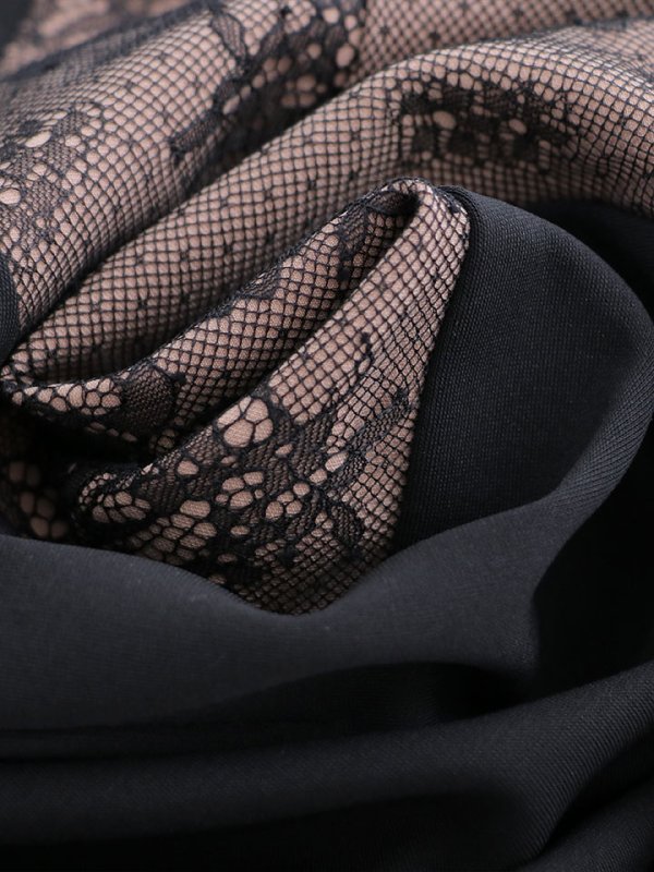 画像9: キャミソールドレス/ 五分袖/ レース/ タイト/ ミニドレス / キャバドレス【Sサイズ/2カラー】[HC02] 【AOC】 (9)