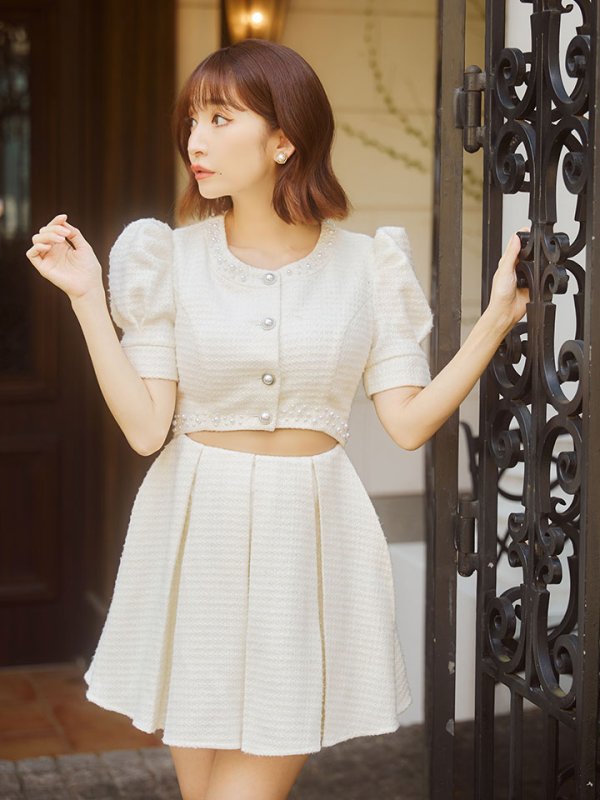 モデル：ゆりお　身長：165cm　着用サイズ：Sサイズモデル：杉山佳那恵　身長：159cm　着用サイズ：Sサイズ