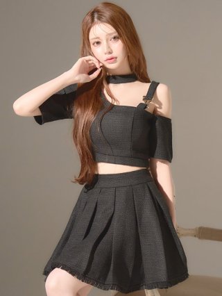 Jewels キャバドレス セットアップ Sサイズ ドレス/JEWELS】セットアップ・2ピースドレス - ドレスショップ