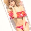 画像3: 値下げ！!【水着】リゾートフラワーオフショルビキニ　[YMT] (3)