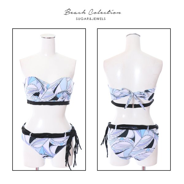 画像8: SALE!【水着】【即日発送】マルチプリントバンドゥビキニ[YMT] (8)