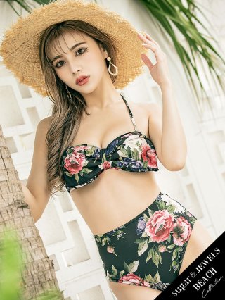 ハイウェストビキニ　フラワープリント 70726f647563742f6d3131365f3230