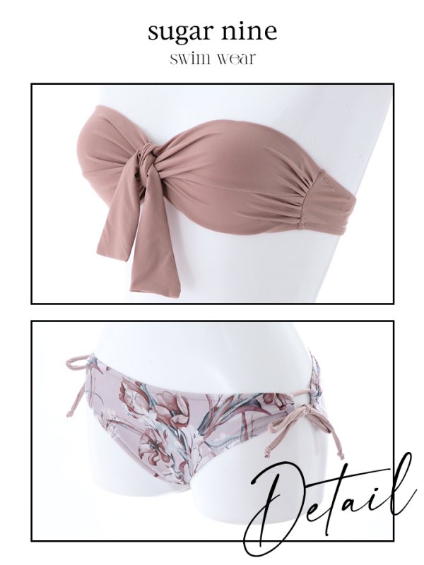 画像15: 【即日発送】【水着セール】【ビキニ】【水着】フロントリボンバンドゥビキニ[YMT] (15)