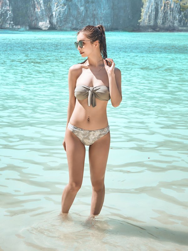 画像13: 【即日発送】【水着セール】【ビキニ】【水着】ヘルシーリーフバンドゥビキニ[YMT] (13)