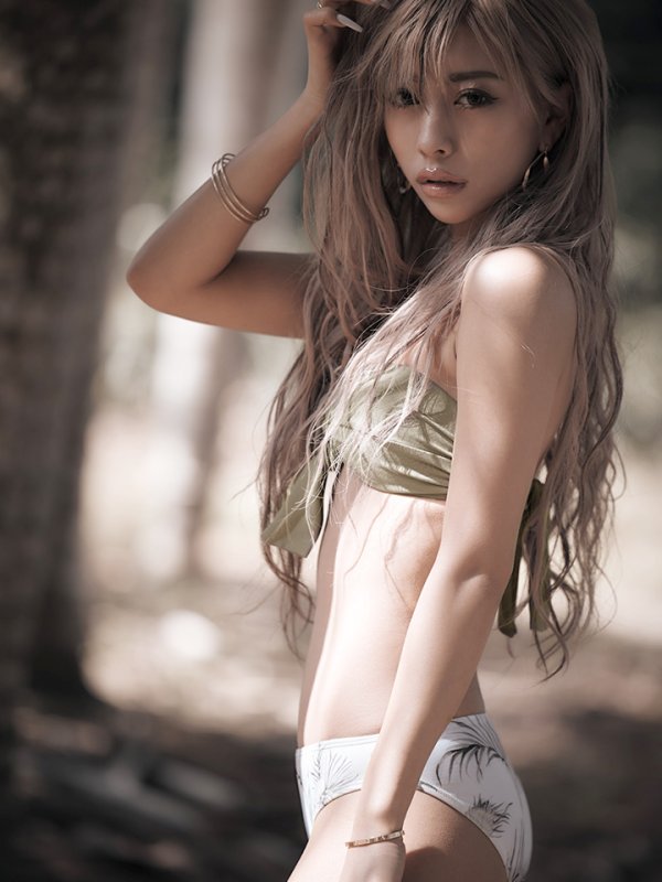 画像7: 【即日発送】【水着セール】【ビキニ】【水着】ヘルシーリーフバンドゥビキニ[YMT] (7)