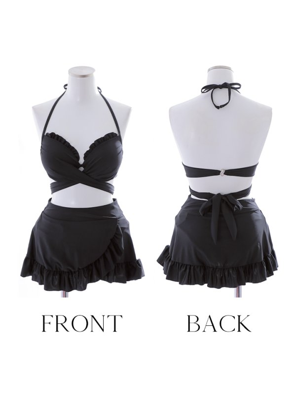 画像33: 【即日発送】【ビキニ】【水着】ホルターネックハイウエストビキニ[YMT] (33)