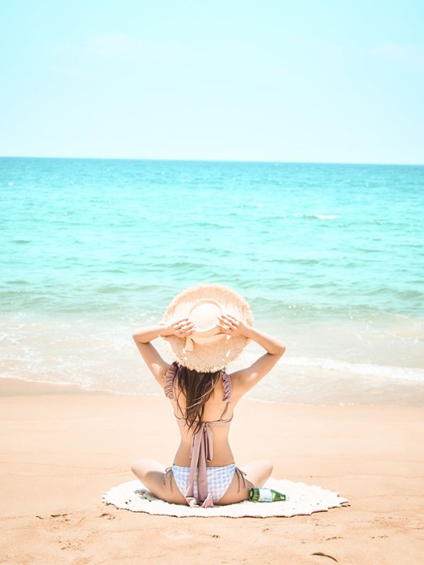 画像9: 【即日発送】【ビキニ】【水着】フリルx千鳥ビキニ[YMT] (9)