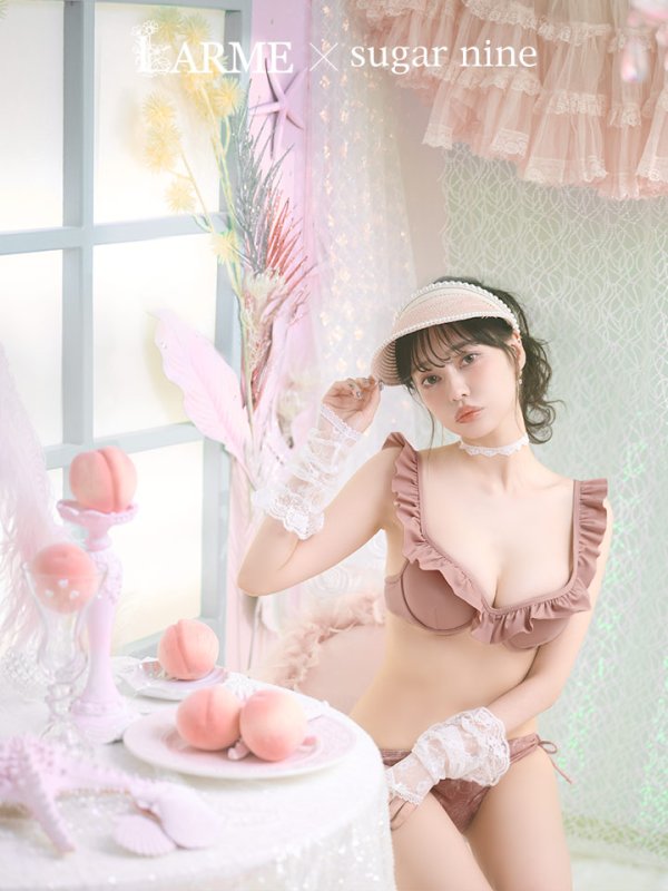 画像2: 【即日発送】【ビキニ】【水着】ニュアンス花柄フリル水着(MG-SN003)[YMT] (2)