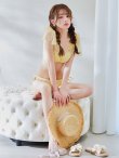 画像21: 【ビキニ】【水着】チュールリボン バストアップ ビキニ 2点セット[YMT]【一部予約 / 5月下旬-6月中旬発送予定】 (21)