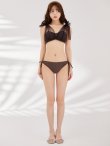 画像35: 【即日発送】【ビキニ】【水着】チュールリボン バストアップ ビキニ 2点セット[YMT] (35)