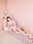 画像11: 【即日発送】【ビキニ】【水着】ツイード柄ビッグリボンビキニ 2点セット[YMT] (11)