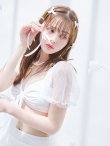 画像19: 【ノベルティ対象】【即日発送！】【ビキニ】ドットシアースリーブスカート付きビキニ 3点セット【水着】[YMT] (19)
