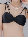 画像19: 【予約商品/6月下旬発送予定】【ビキニ】ショルダー紐リボンシンプルビキニ 2点セット【水着】[YMT] (19)