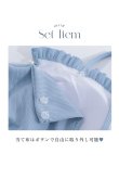 画像49: 【ビキニ】【水着】袖付きシャーリングトップス 4点セット【予約 / 7月上旬発送予定】[YMT] (49)