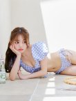 画像23: 【即日発送！】【ビキニ】【水着】ギンガムチェックパフスリビキニ 2点セット[YMT] (23)