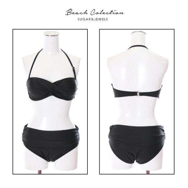 画像22: 【即日発送】【水着セール】【水着】ベーシックバンドゥホルタービキニ[YMT] (22)