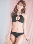 画像8: 【ビキニ】【水着】ホルターネックリブシンプルビキニ 2点セット【予約/7月上旬発送予定】[YMT] (8)