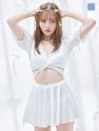 画像3: 【ビキニ】【水着】羽織＆スカート付き4WAYビキニ 4点セット【一部予約 / 7月上旬発送予定】[YMT] (3)