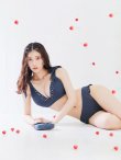 画像15: 【予約 / 7月上旬発送予定】【ビキニ】【水着】ショルダーリボンスタッズフリルビキニ 2点セット [YMT] (15)