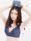 画像21: 【予約 / 7月上旬発送予定】【ビキニ】【水着】ショルダーリボンスタッズフリルビキニ 2点セット [YMT] (21)