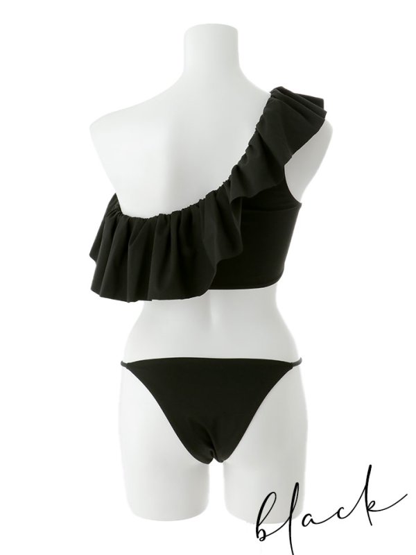 画像31: 【即日発送】【ビキニ】【水着】ワンショルフリルビキニ 2点セット [YMT] (31)