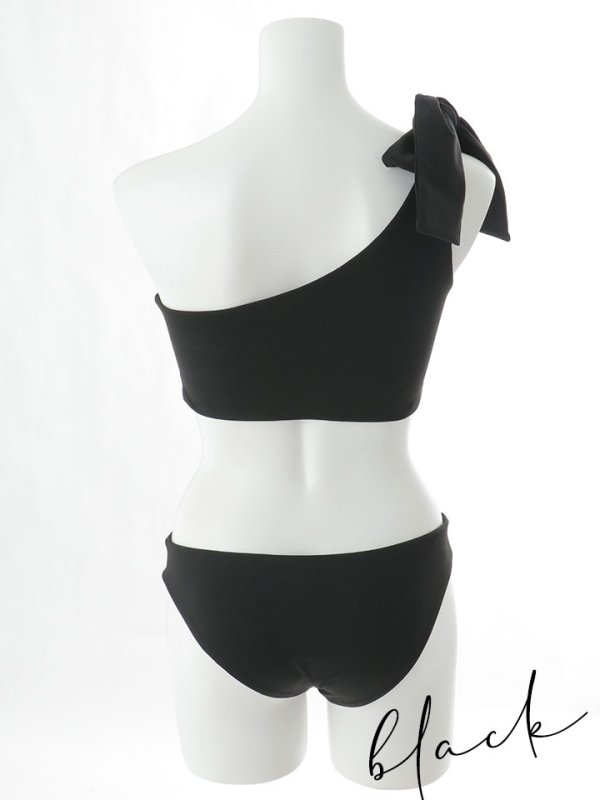 画像26: 【即日発送】【ビキニ】【水着】ワンショルリボンビキニ 2点セット [YMT] (26)