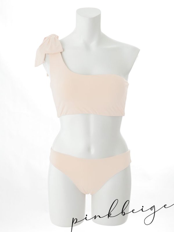 画像23: 【即日発送】【ビキニ】【水着】ワンショルリボンビキニ 2点セット [YMT] (23)