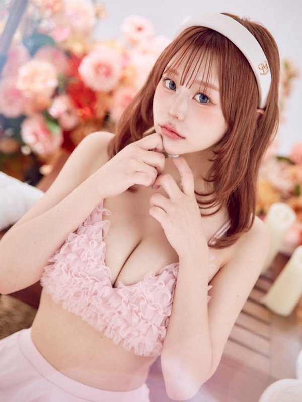 画像2: 【即日発送】【MISTREASS×sugarコラボビキニ】【水着】チュールフレアスカートビキニ 3点セット[YMT] (2)