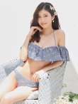 画像15: 【予約 / 6月下旬発送予定】【ビキニ】【水着】ビジューオフショルダーフリルビキニ 2点セット[YMT] (15)