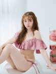画像7: 【ノベルティ対象】【予約 / 6月下旬発送予定】【ビキニ】【水着】ビジューオフショルダーフリルビキニ 2点セット[YMT] (7)