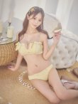 画像4: 【即日発送】【ビキニ】【水着】サイドリボンビジュースタッズビキニ 2点セット [YMT] (4)