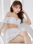 画像22: 【ノベルティ対象】【予約 / 6月下旬-7月上旬発送予定】【ビキニ】【水着】オフショルフレアスカートビキニ  4点セット[YMT]M274 (22)