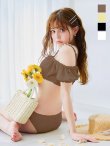 画像3: 【ノベルティ対象】【予約 / 6月下旬-7月上旬発送予定】【ビキニ】【水着】オフショルフレアスカートビキニ  4点セット[YMT]M274 (3)