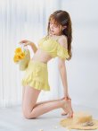 画像21: 【予約 / 6月下旬発送予定】【ビキニ】【水着】オフショルフレアスカートビキニ  4点セット[YMT]M274 (21)