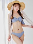 画像37: 【予約 / 6月下旬発送予定】【ビキニ】【水着】ビジューリボンフリルスリーブビキニ 2点セット[YMT]M275dzc (37)