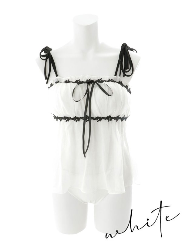 画像19: 【即日発送】【ビキニ】【水着】リボンストラップガーリービキニ   2点セット[FB01] (19)