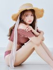 画像18: 【予約 / 6月下旬発送予定】【ビキニ】【水着】シャーリングオフショルビキニ  2点セット [YMT] (18)