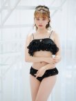画像12: 【ノベルティ対象】【予約 / 6月下旬発送予定】【ビキニ】【水着】 ガーリーフリル×ビスチェ セットアップ ビキニ 2点セット[YMT] (12)