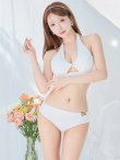 画像13: 【予約 / 6月下旬発送予定】【ビキニ】【水着】クロスホルターネックビキニ 2点セット [YMT] (13)