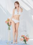 画像17: 【予約 / 6月下旬発送予定】【ビキニ】【水着】クロスホルターネックビキニ 2点セット [YMT] (17)