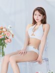 画像18: 【予約 / 6月下旬発送予定】【ビキニ】【水着】クロスホルターネックビキニ 2点セット [YMT] (18)