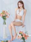 画像2: 【予約 / 6月下旬発送予定】【ビキニ】【水着】クロスホルターネックビキニ 2点セット [YMT] (2)