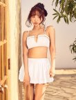 ホワイト　モデル：三上悠亜　身長：159cm　着用サイズ：Sサイズ